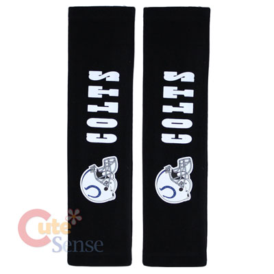 NFL Indianapolis Colts Seat Belt Cover Set